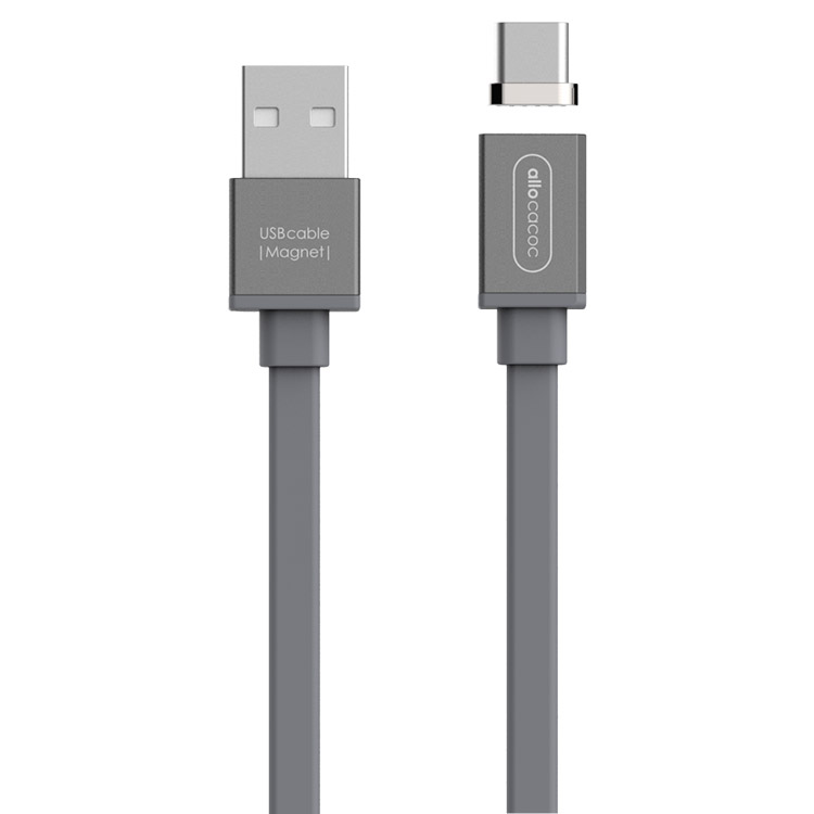 Allocacoc USBcable | USB C Magnet GREY