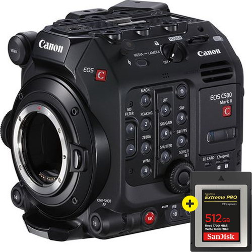 Canon EOS C500 Mark II + Sandisk CFexpress 512 GB