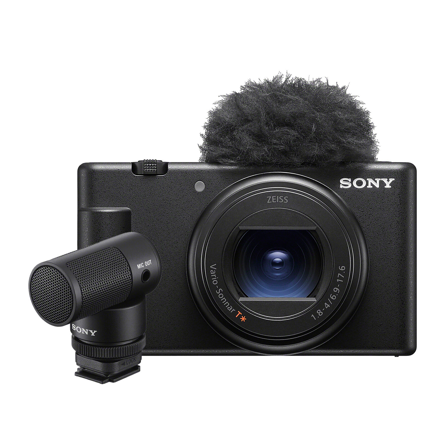 Sony vlog camera ZV-1 II + shotgun microphone