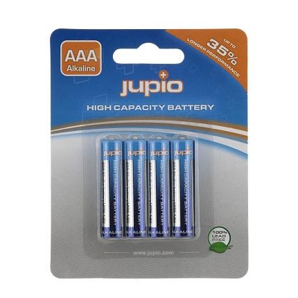 Jupio Alkaline AAA batterijen 4Pack