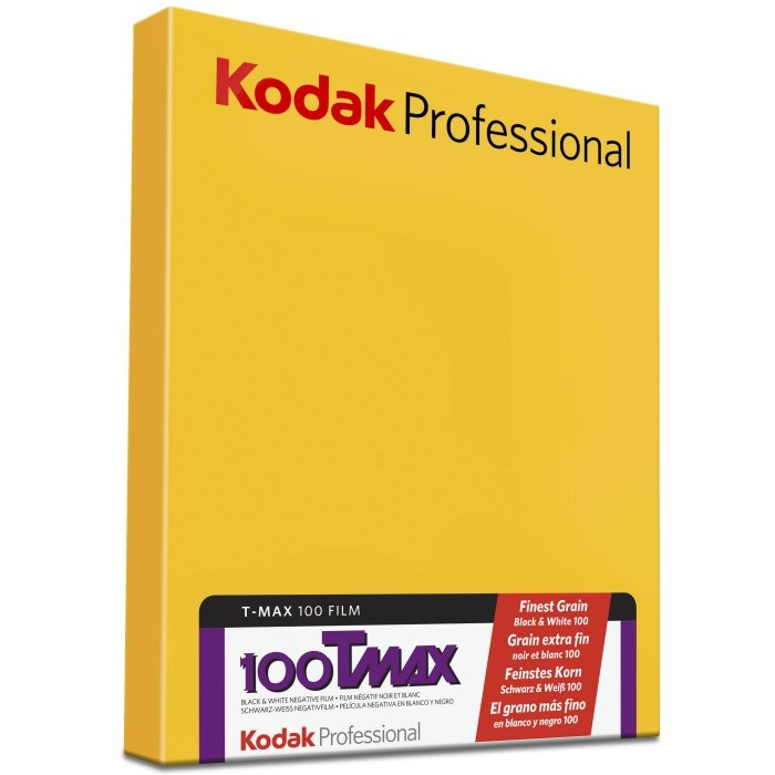 Kodak T-Max 100 10,2x12,7 cm/10 vel Vlakfilm Professional