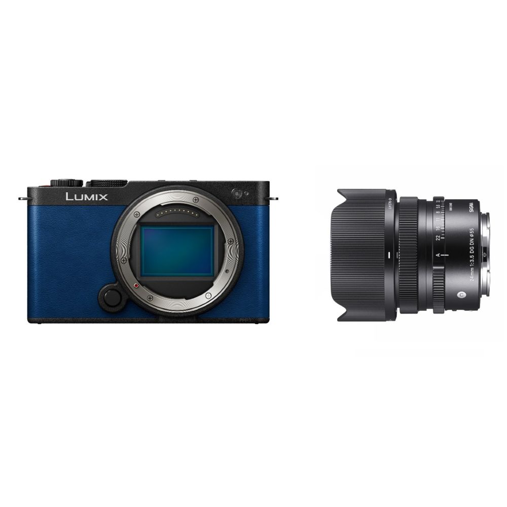 Panasonic Lumix S9 Body Night Blue + Sigma 24mm F/3.5 DG DN Contemporary L-mount