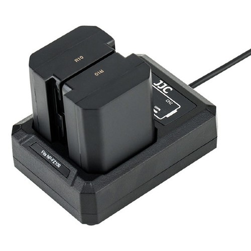 JJC DCH NPFZ100 USB Dual Battery Charger (voor Sony NP FZ100)