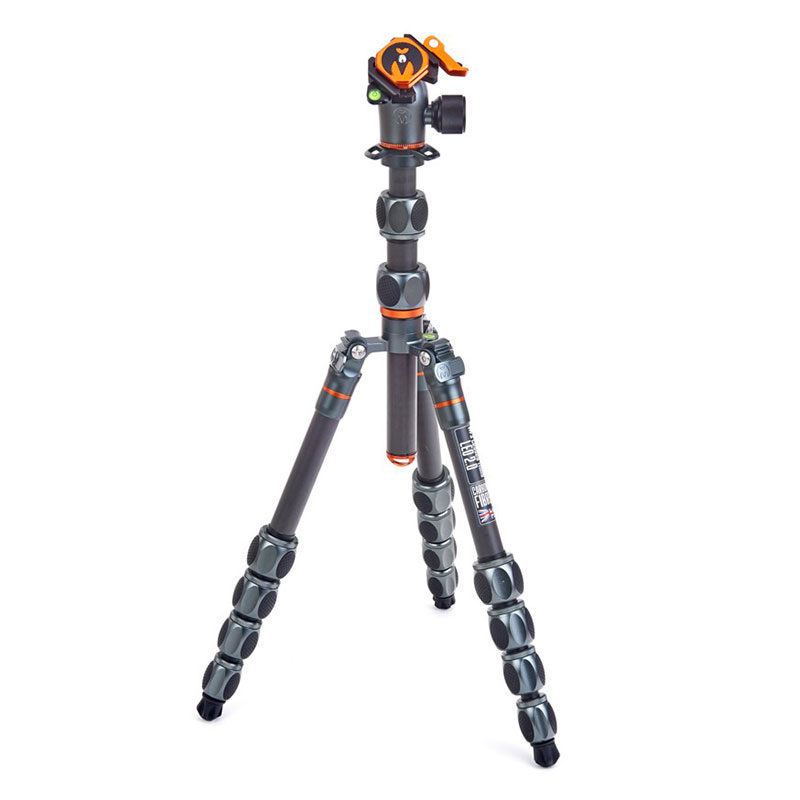 3 Legged Thing Pro 2.0 Leo Carbon tripod & AirHed Pro LV, black darkness