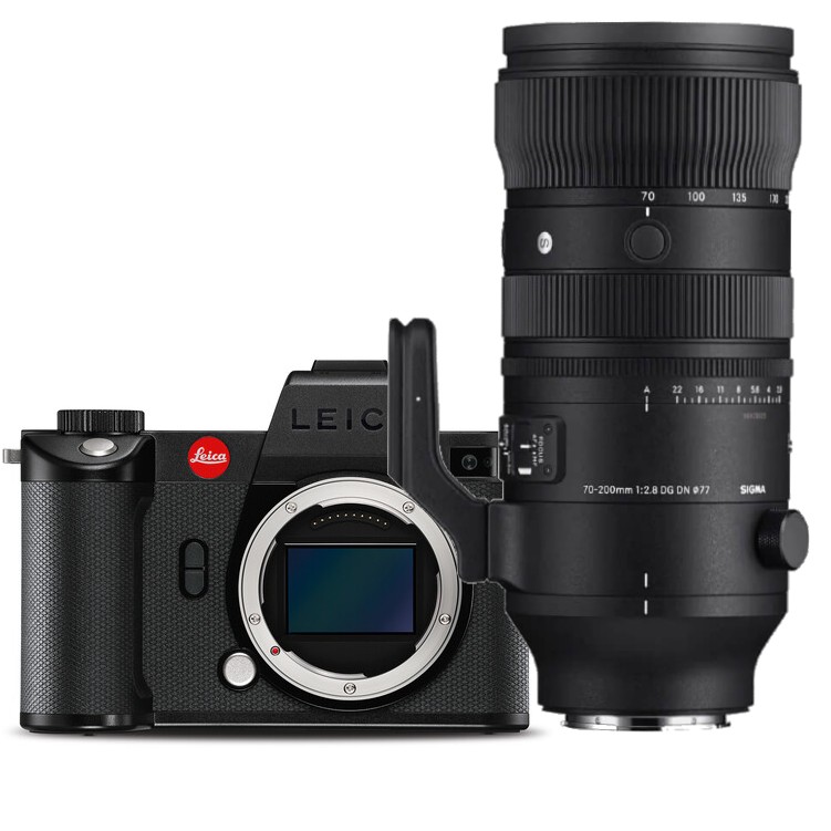 Leica 10880 SL2-S Black + Sigma 70-200mm F/2.8 DG DN OS Sports L-Mount