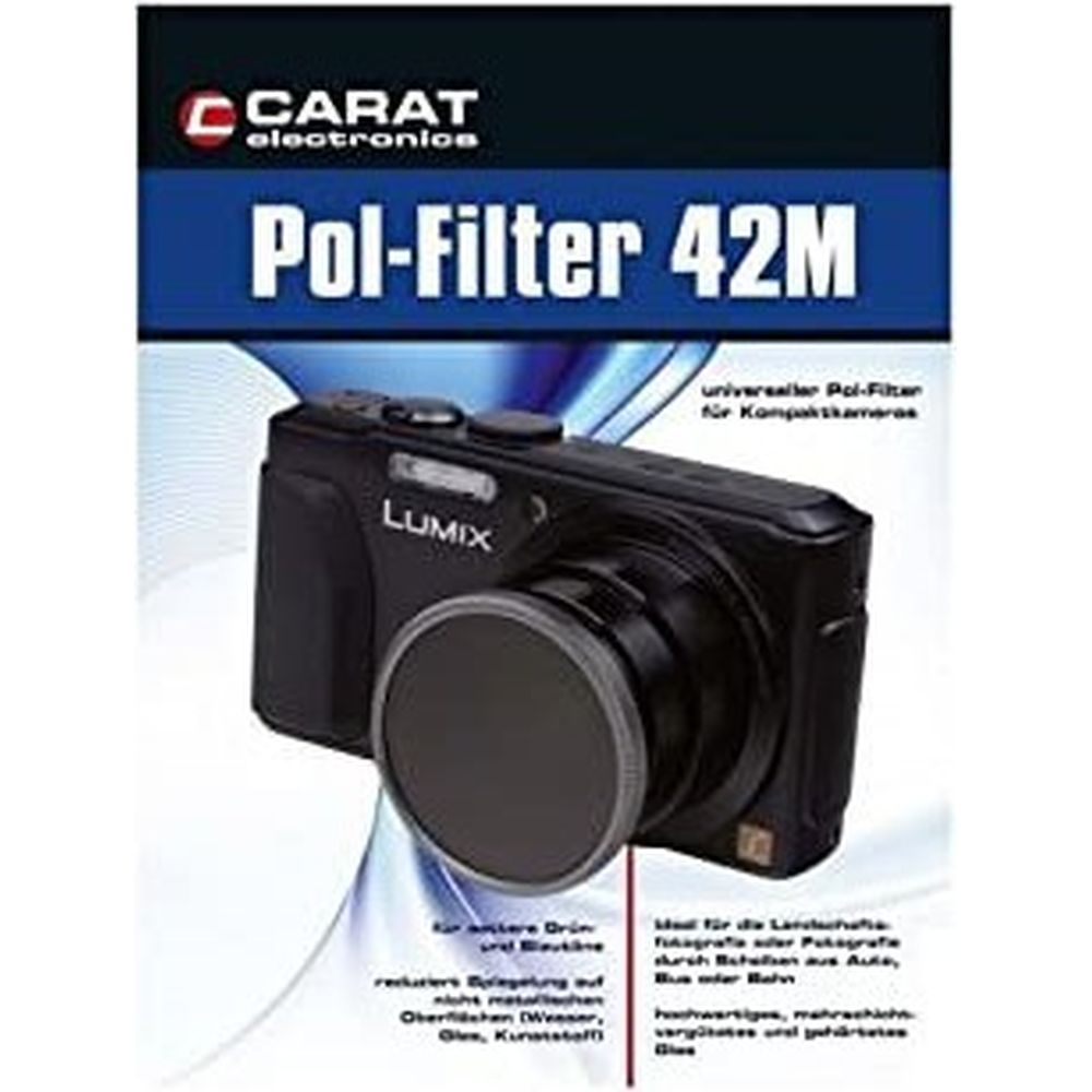 Carat Magnet polarisatiefilter 42mm voor compactcamera&apos;s