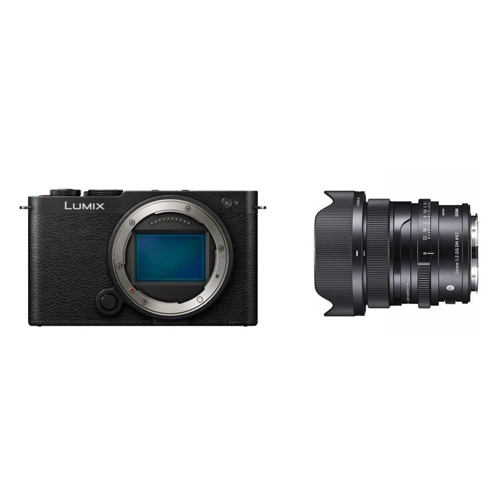 Panasonic Lumix S9 Body Jet Black + Sigma 24mm F/2.0 DG DN Contemporary L-mount