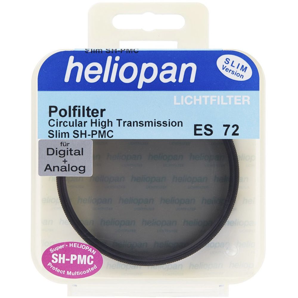 Heliopan Circulair polarisatiefilter 72 mm Slim SH-PMC (HT)