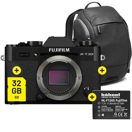 Fujifilm X-T30 II zwart Travel kit