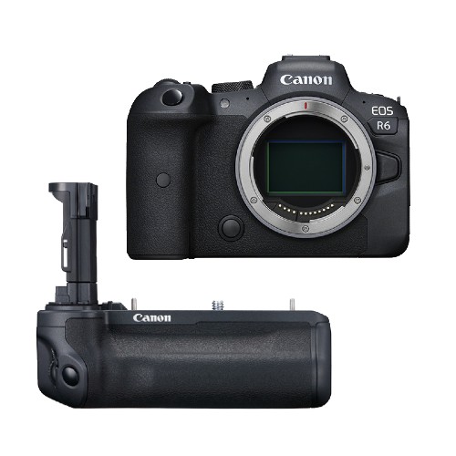 Canon EOS R6 body + Canon BG-R10 Battery Grip