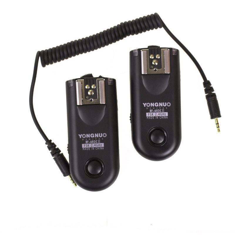 Yongnuo RF-603 IIC1 Wireless Flash Trigger Set voor Canon