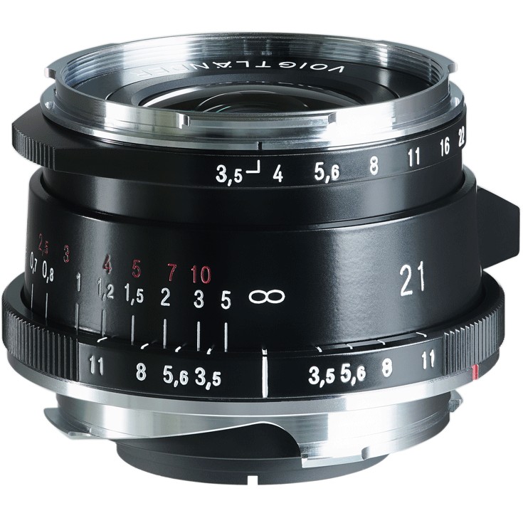 Voigtlander Color-Skopar 3.5/21 mm VM asferisch lens, Type II, zwart