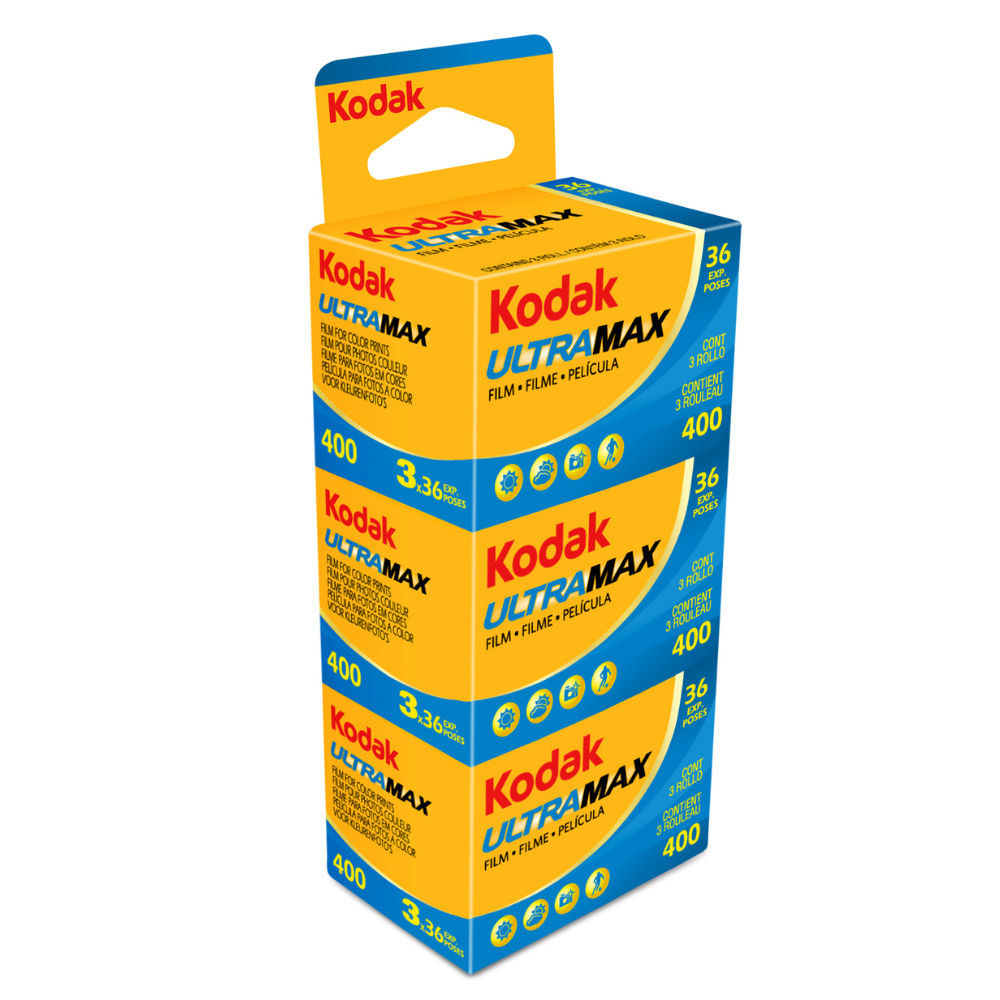 Kodak Ultra max 400 135/36 - 3 pak fotorolletjes met elk 36 opnames