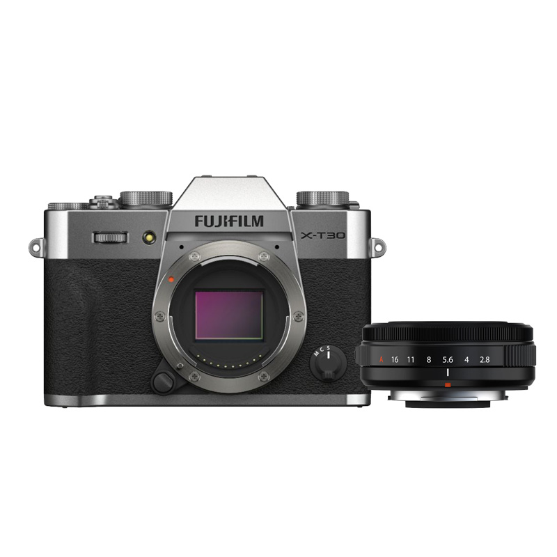Fujifilm X-T30 II zilver + XF 27mm