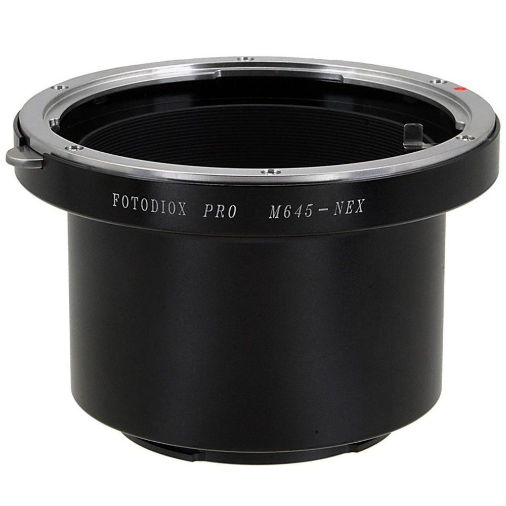 Fotodiox Pro Lens Mount Adapter - Mamiya 645 (M645) Mount Lenses to Sony Alpha E-Mount (M645-SnyE-Pro)
