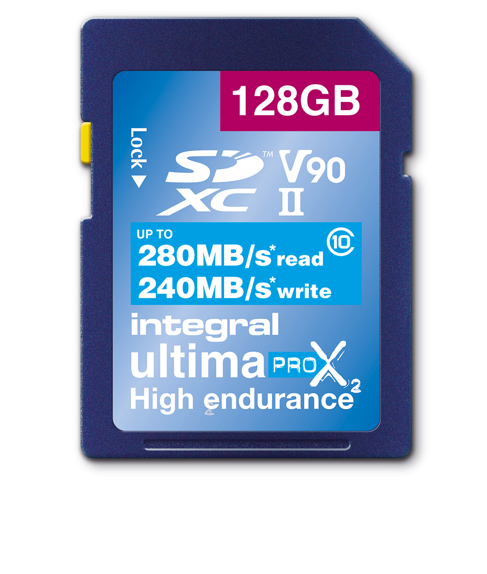 Integral 128GB SDXC V90 280/240MB/s