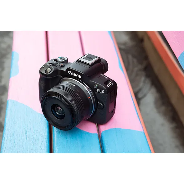  Canon EOS M50 Mirrorless Digital Camera + EF-M 15-45mm  f/3.5-6.3 is STM & EF-M 55-200mm f/4.5-6.3 is STM Lens + Wide Angle &  Telephoto Lens + 64GB Memory Card +
