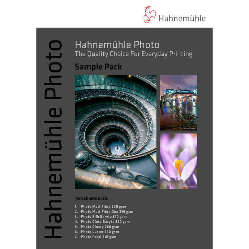 Hahnemühle Photo A4 Sample Pack