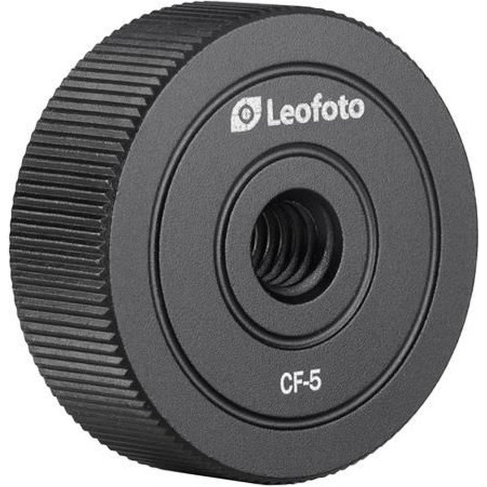 Leofoto CF-5 converter van 1/4-inch schroefdraad naar 1/4-inch schroefgat