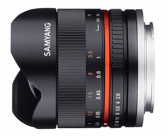 Samyang 8mm f/2.8 Fisheye II Sony E zwart